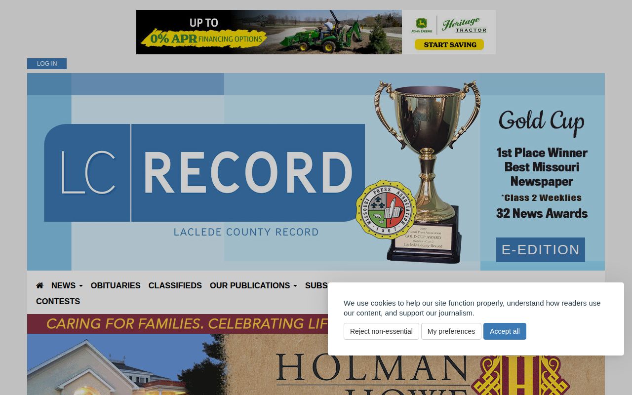 Laclede County Record local news website