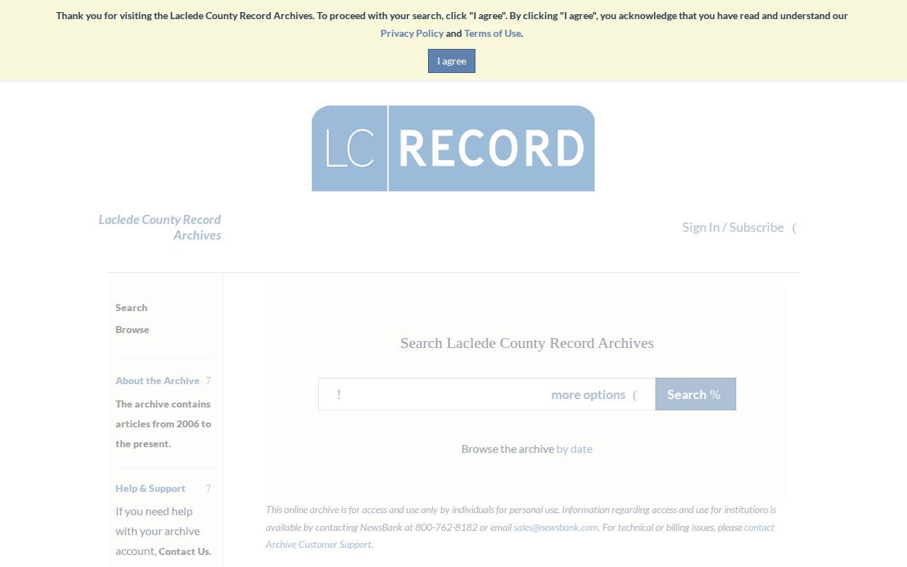 Laclede County arrest news archive search
